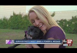 Woman And Pit Bull Both Victims Of Abuse Form Loving Bond